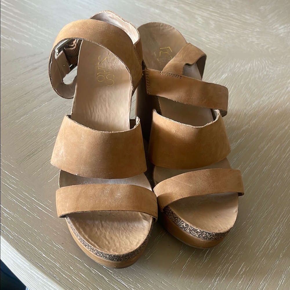 Stylish Tan Sandals for Women wedge Sandler